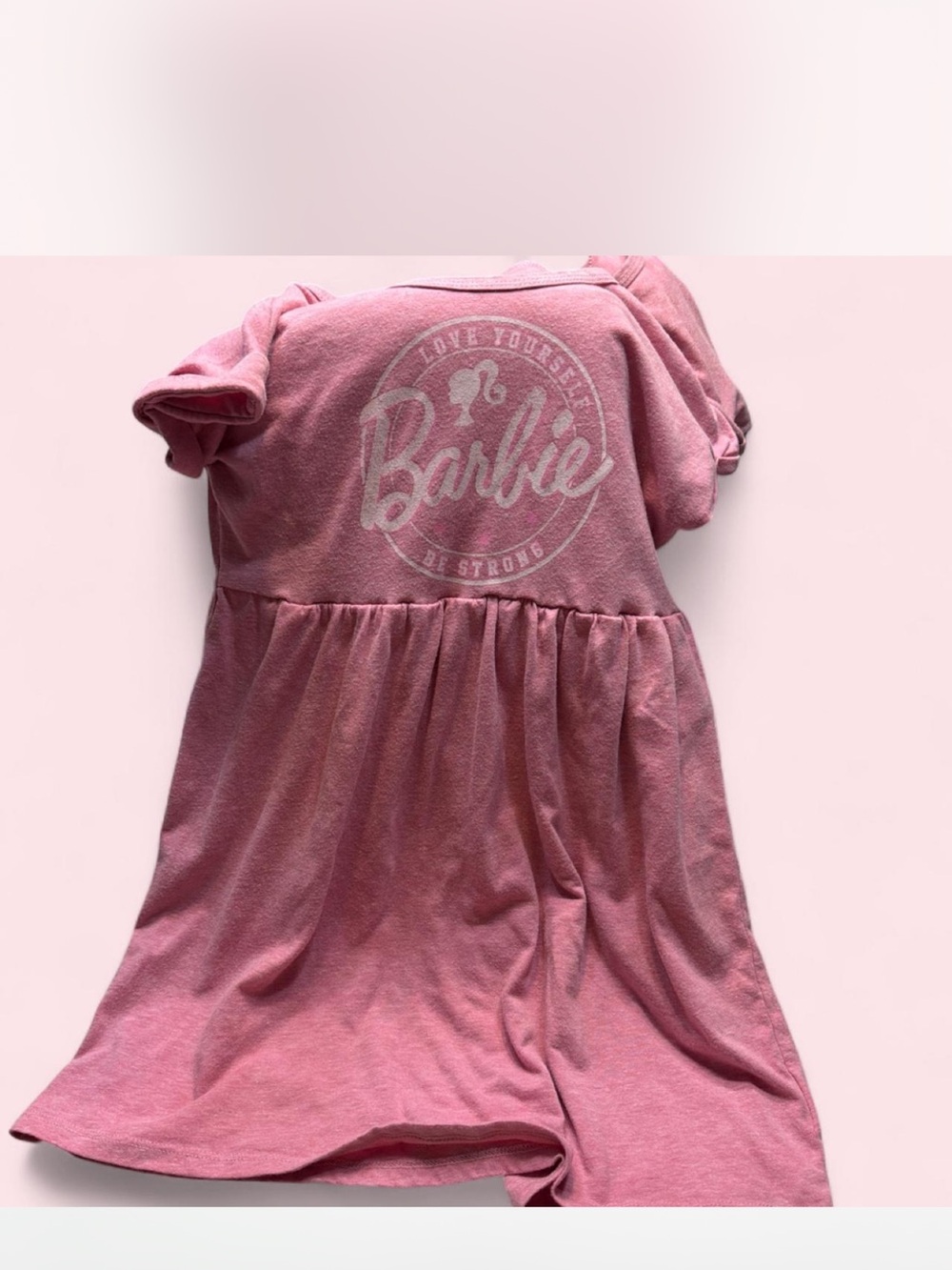 Barbie Pink Logo Short-Sleeve Nightdress